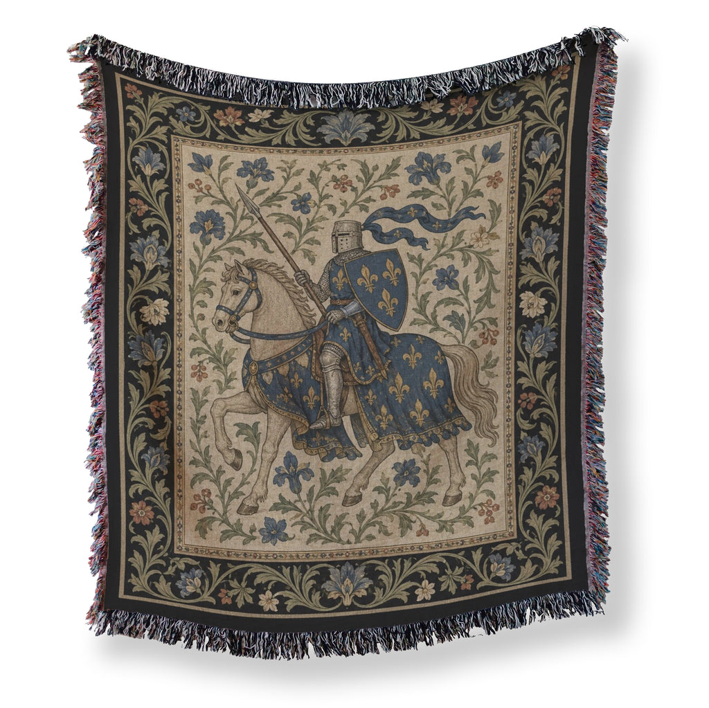 The Fleur-de-Lis Knight Blanket
