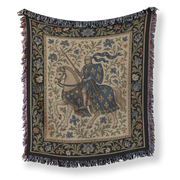 The Fleur-de-Lis Knight Blanket