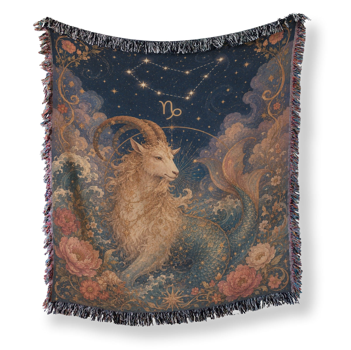 Capricorn Celestial Sea-Goat Blanket
