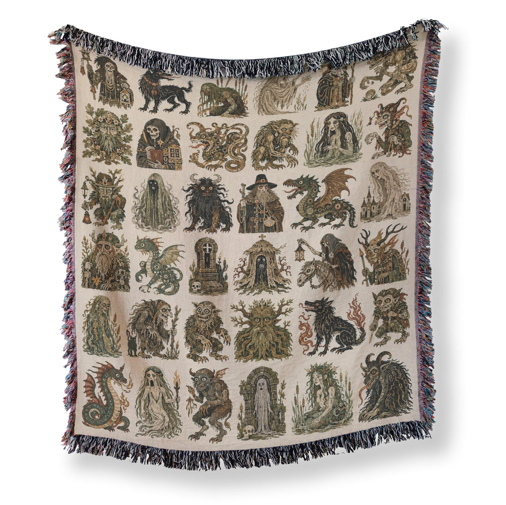 Haunted Forest Creatures Blanket