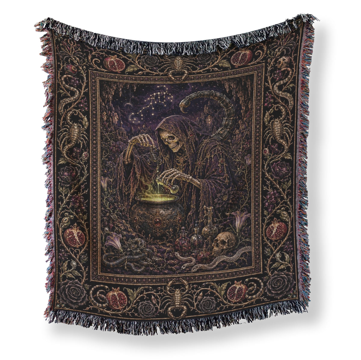 Scorpio Midnight Alchemist Blanket