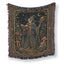 Celestial Skeleton Wizard Reader Blanket