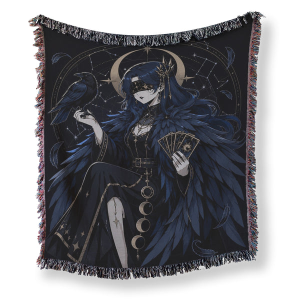 Raven Oracle Celestial Blanket