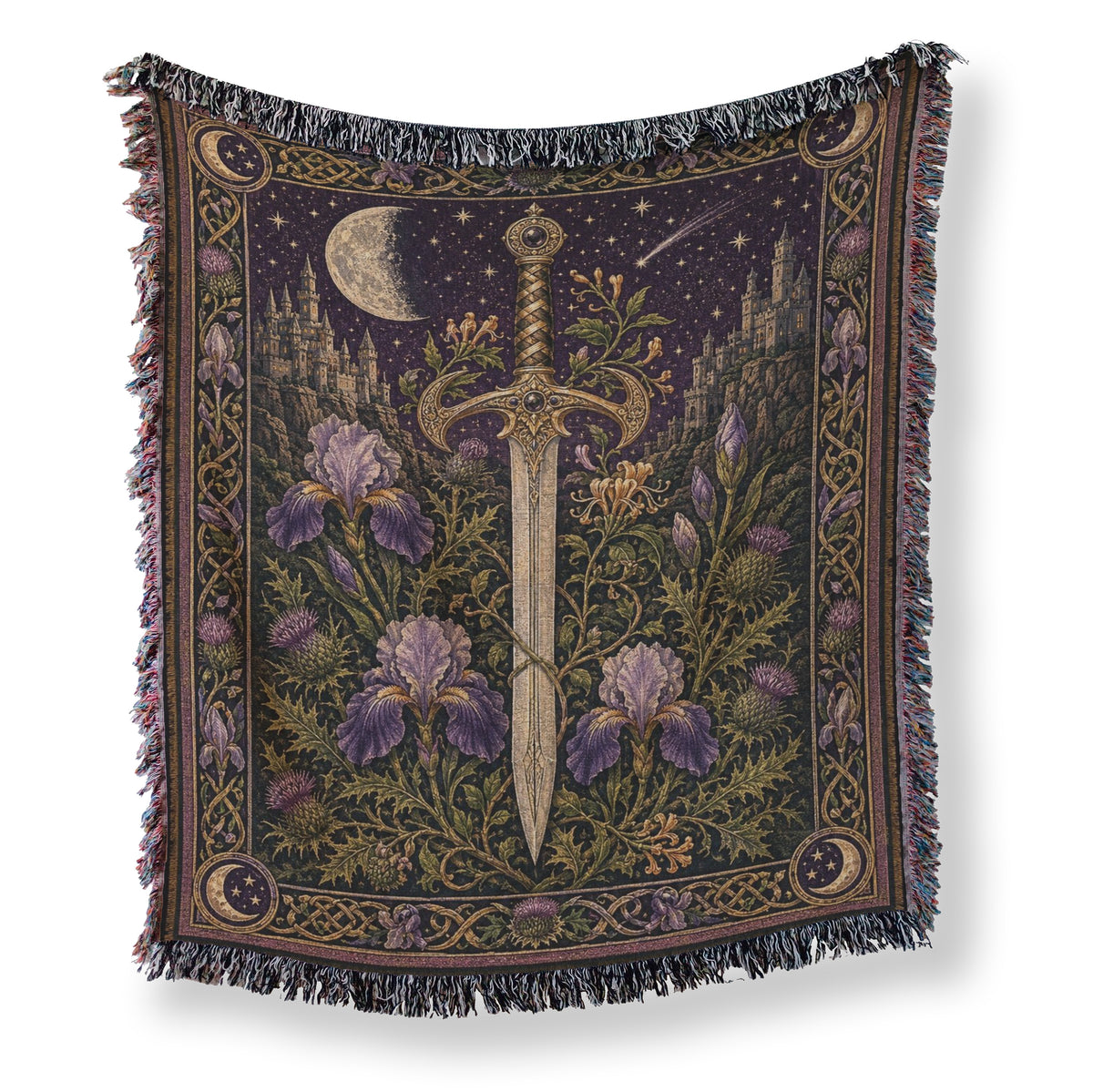 The Crescent Iris Sword Blanket Main image