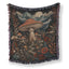 Mushroom Cottage Mountain Blanket