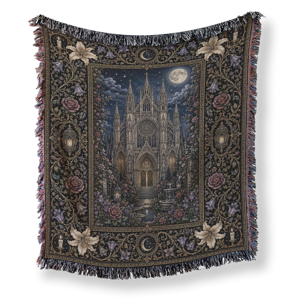 Cathedral at Midnight Blanket Main image