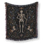 Sagittarius Star Archer – Gothic Skeleton Zodiac Blanket
