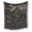 The Shadowed Mountain Castle Blanket
