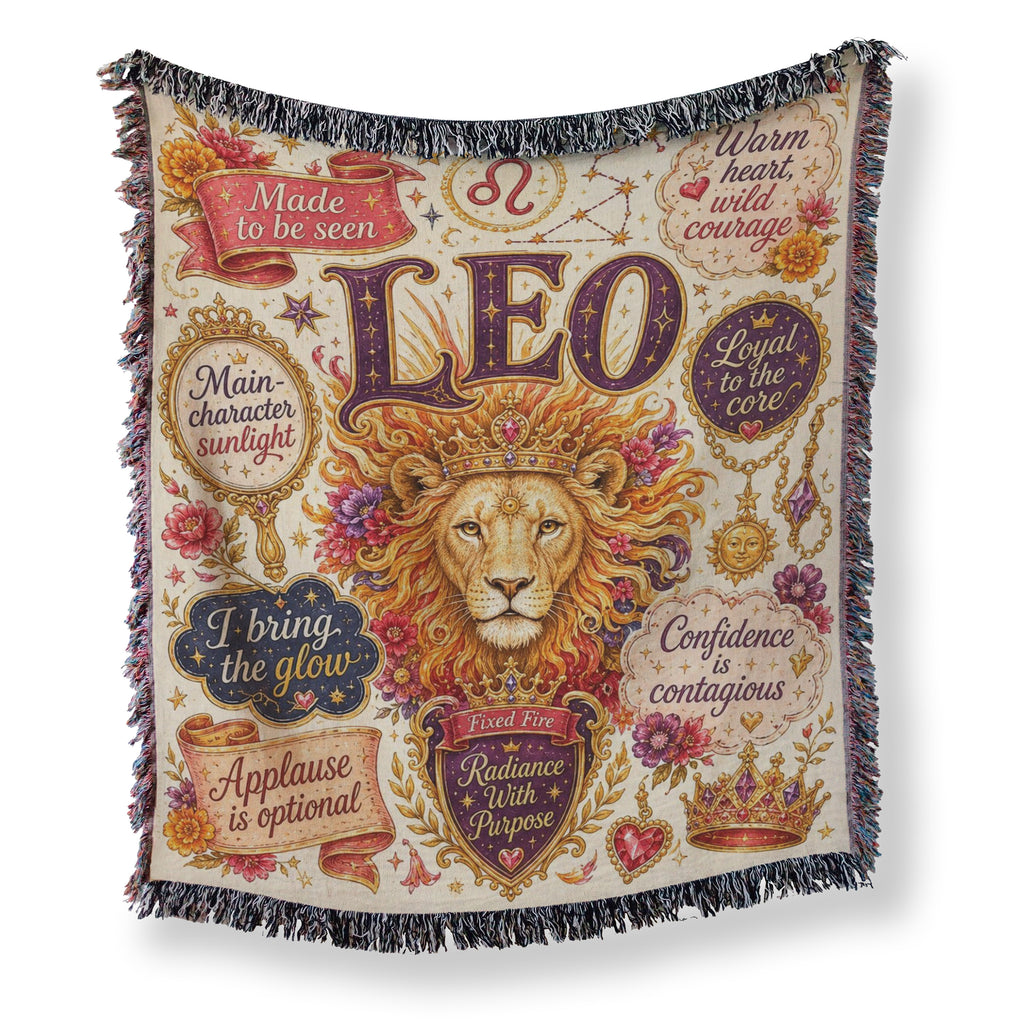 Leo – Radiant Heart Zodiac Blanket