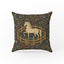 The White Courser – Medieval Horse Tapestry Pillow