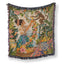 Monkey Garden Garland Blanket