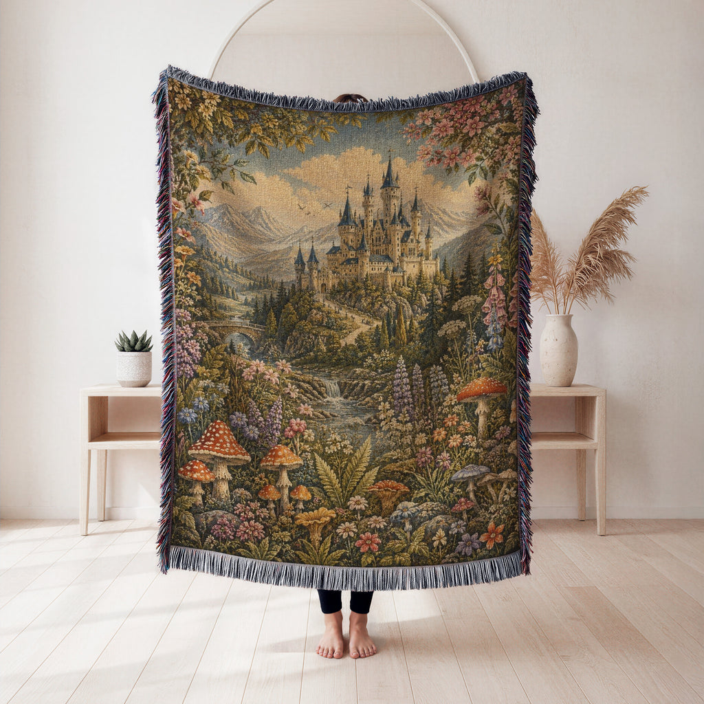 Wildflower Fairytale Castle Blanket