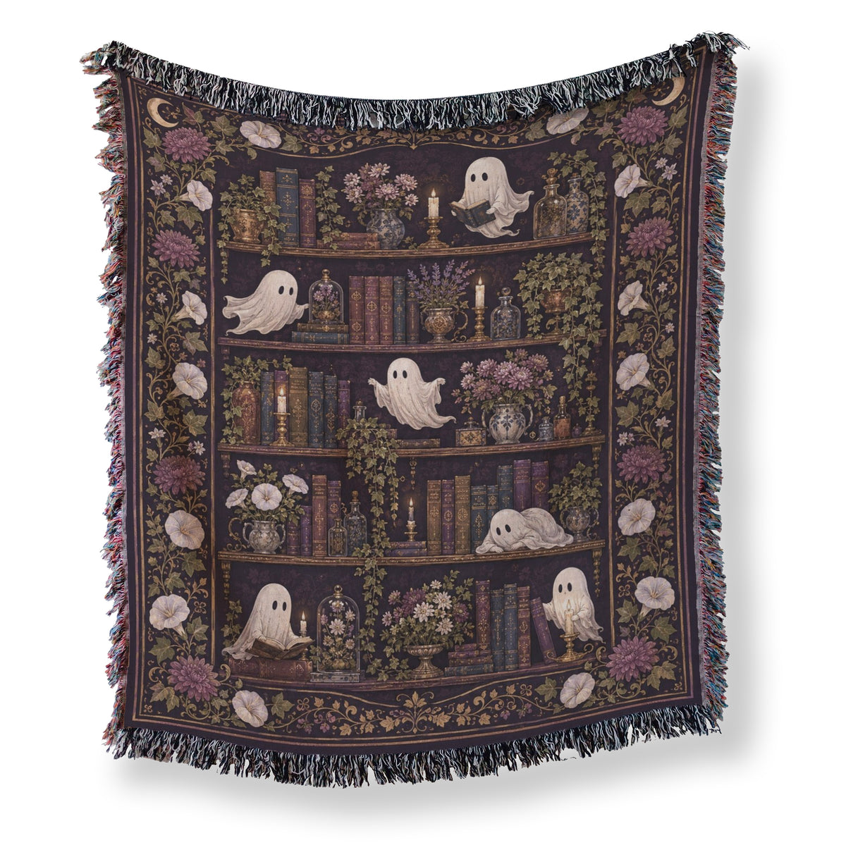 Lavender Ghost Library Blanket Main image