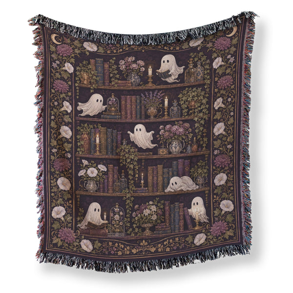 Lavender Ghost Library Blanket