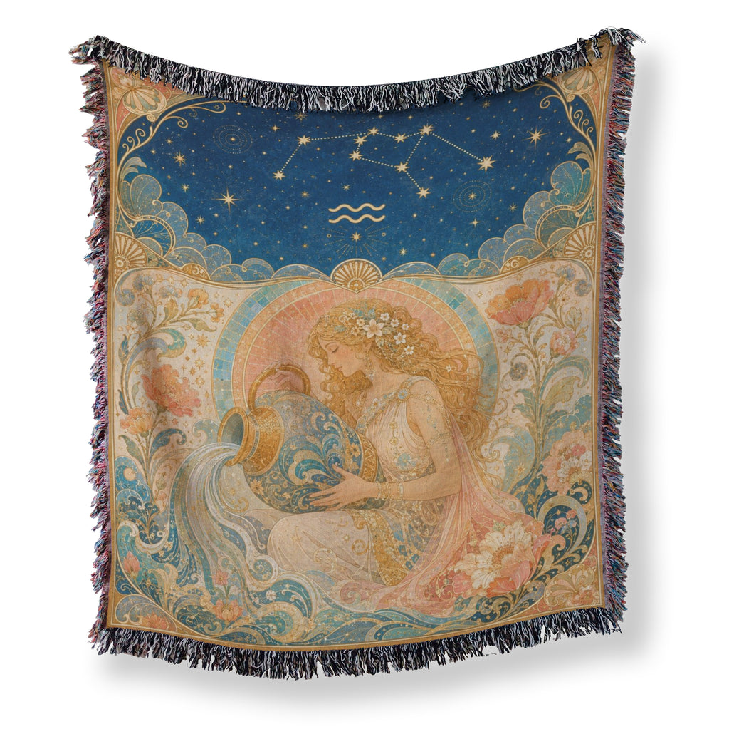 Aquarius Water Bearer Blanket