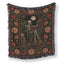 Poppy Scholar Skeleton Reader Blanket