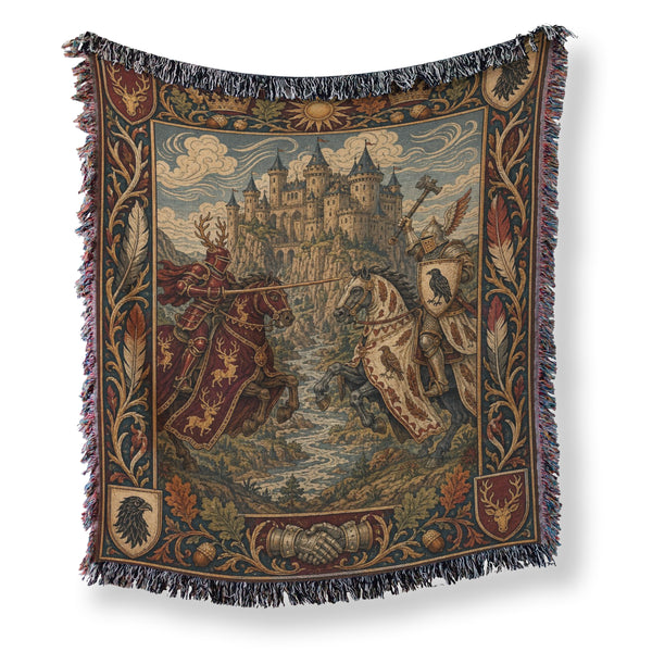 The Raven & Stag Knights Blanket