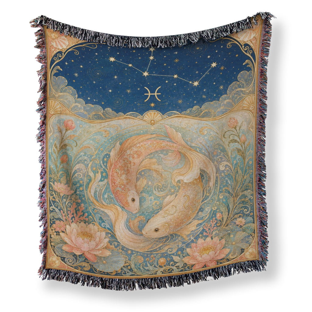 Pisces Twin Koi Blanket