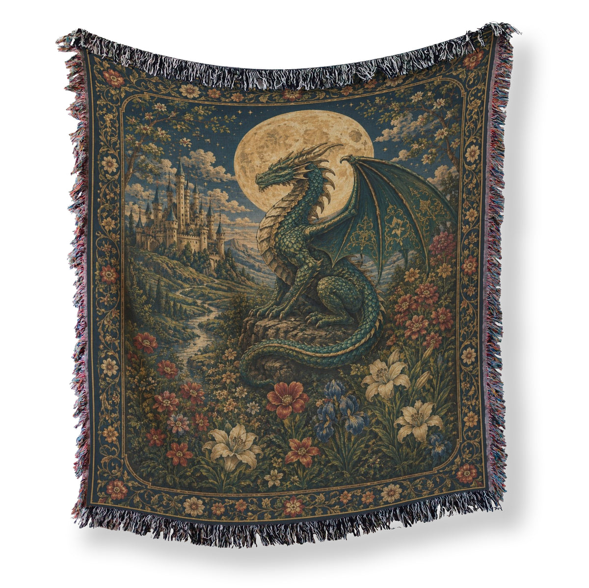 The Dragon of the Moonlit Vale Blanket