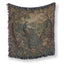 The Peacock of the Lakeside Castle Blanket