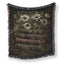 Midnight Anemone & Antique Books Blanket