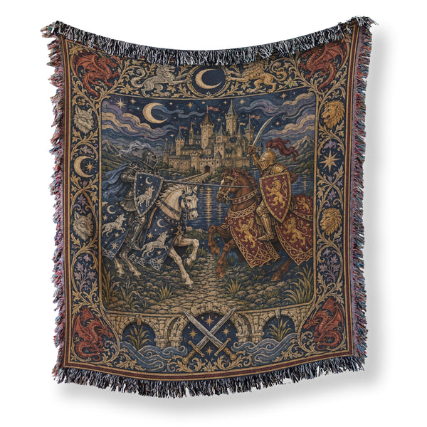 The Moonlit Tournament of Two Houses Blanket