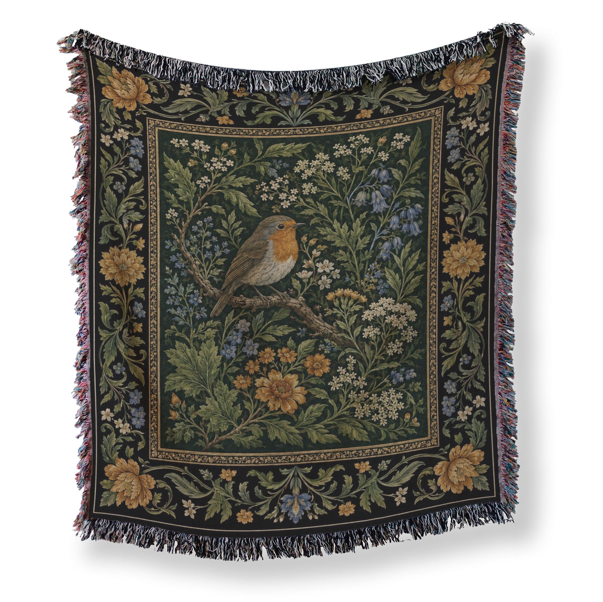 Robin Garden Tapestry Blanket Main image