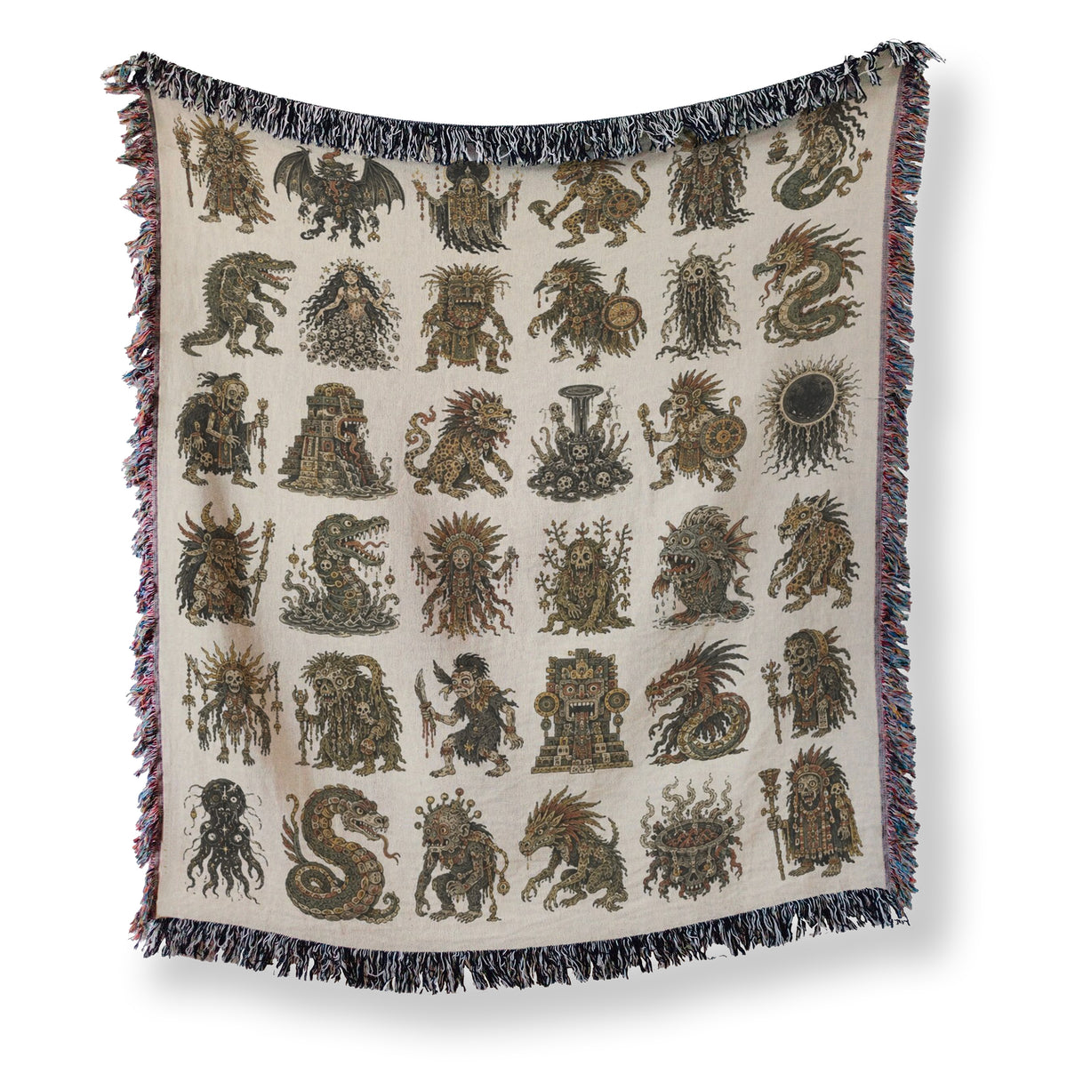 Sun Temple Mythic Bestiary Blanket Main image