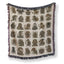 Sun Temple Mythic Bestiary Blanket