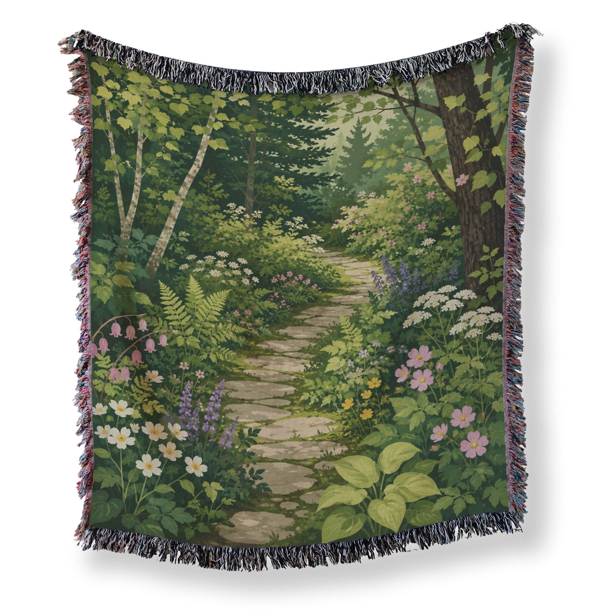 The Garden Path Through the Woods Blanket Main image