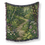 The Garden Path Through the Woods Blanket