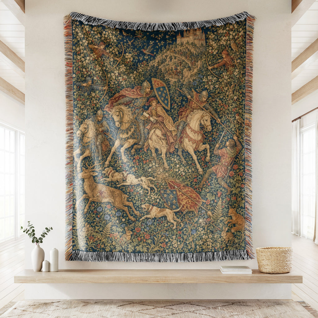 The Hunt Beneath the Hilltop Castle Blanket