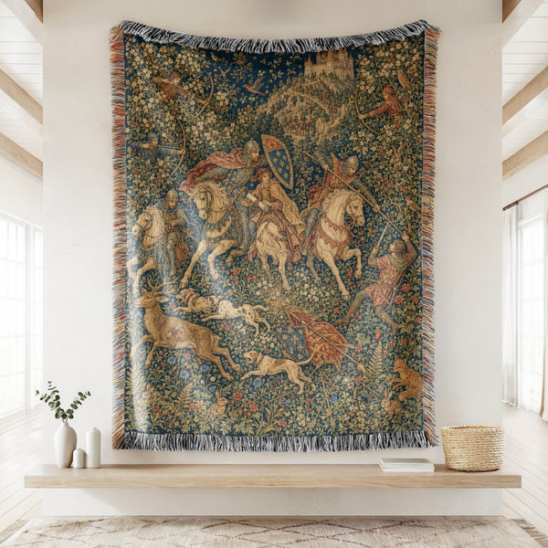 The Hunt Beneath the Hilltop Castle Blanket