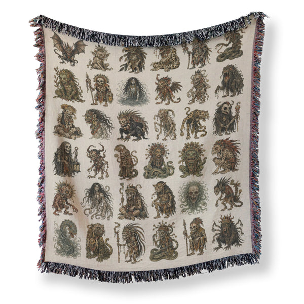Ancient Legends Bestiary Blanket