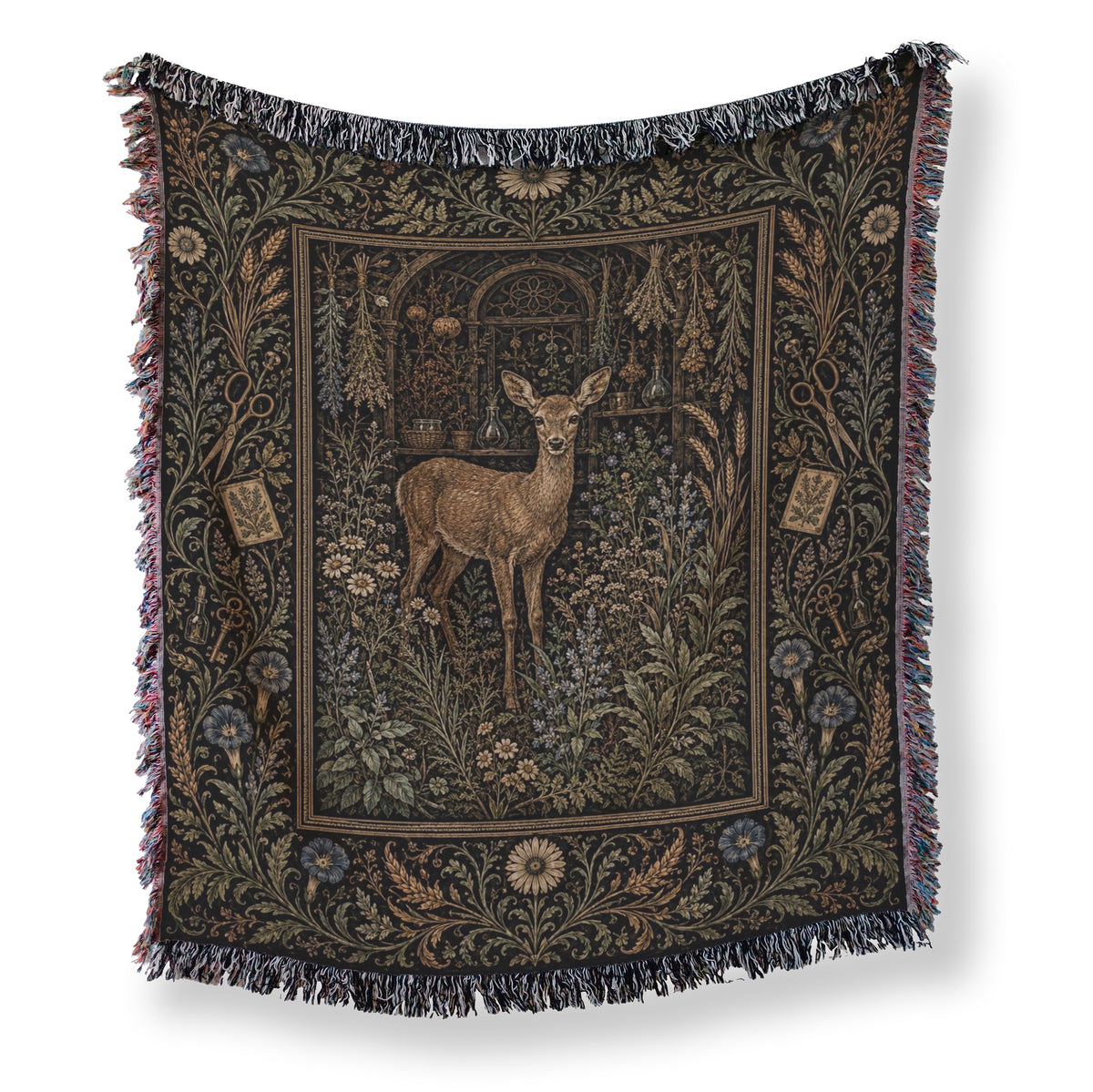 Virgo Herbal Garden Zodiac Blanket