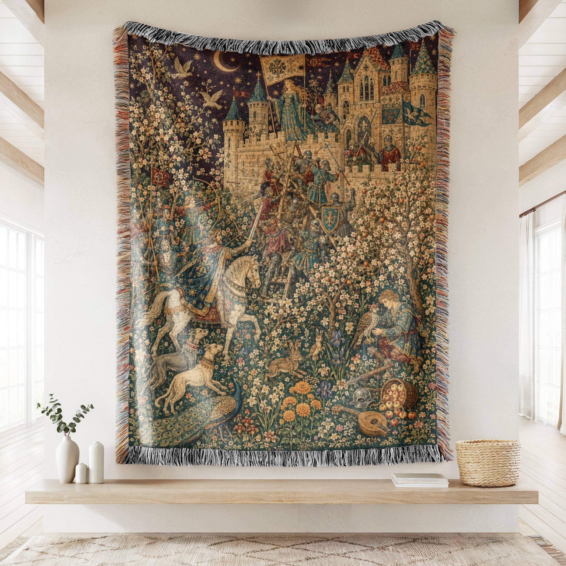 The Moonlit Castle Hunt Blanket Secondary image