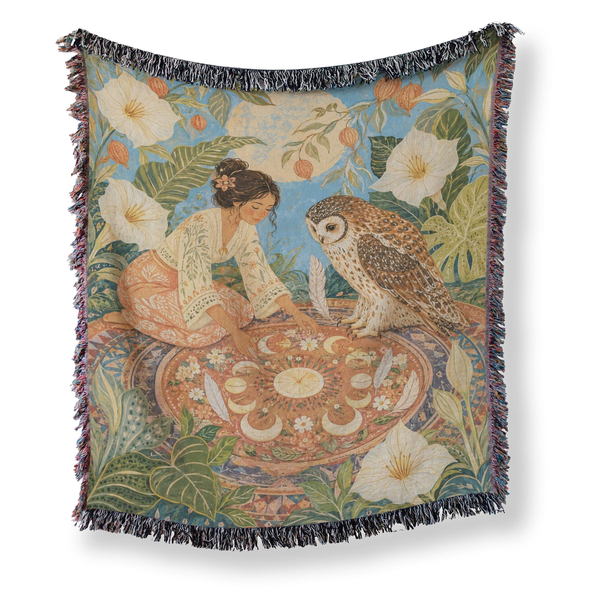 Owl Tea Garden Blanket Main image