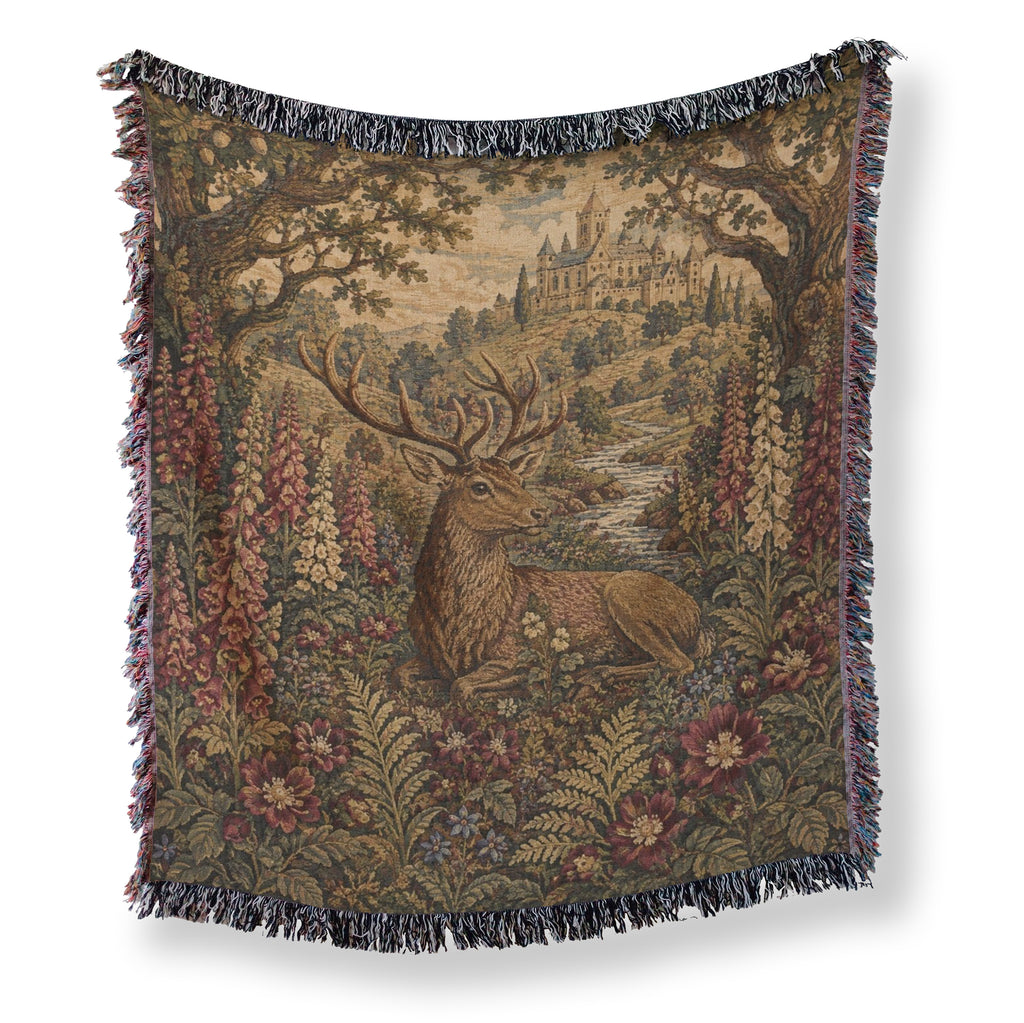 The Stag of the Foxglove Vale Blanket