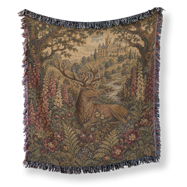 The Stag of the Foxglove Vale Blanket