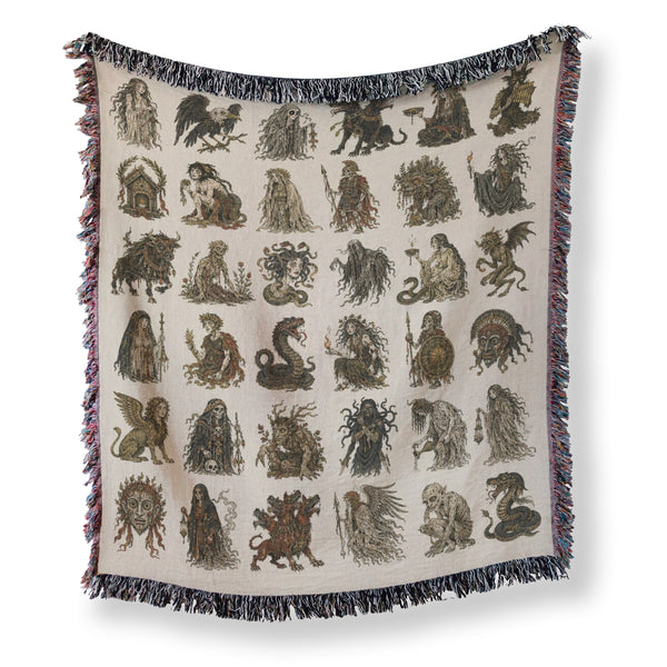 Wandering Spirits Bestiary Blanket