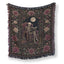 Moonlit Rose Skeleton Reader Blanket