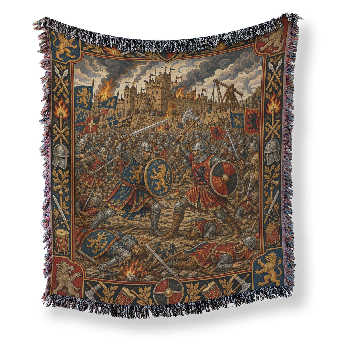 The Siege of the Lion Keep Blanket