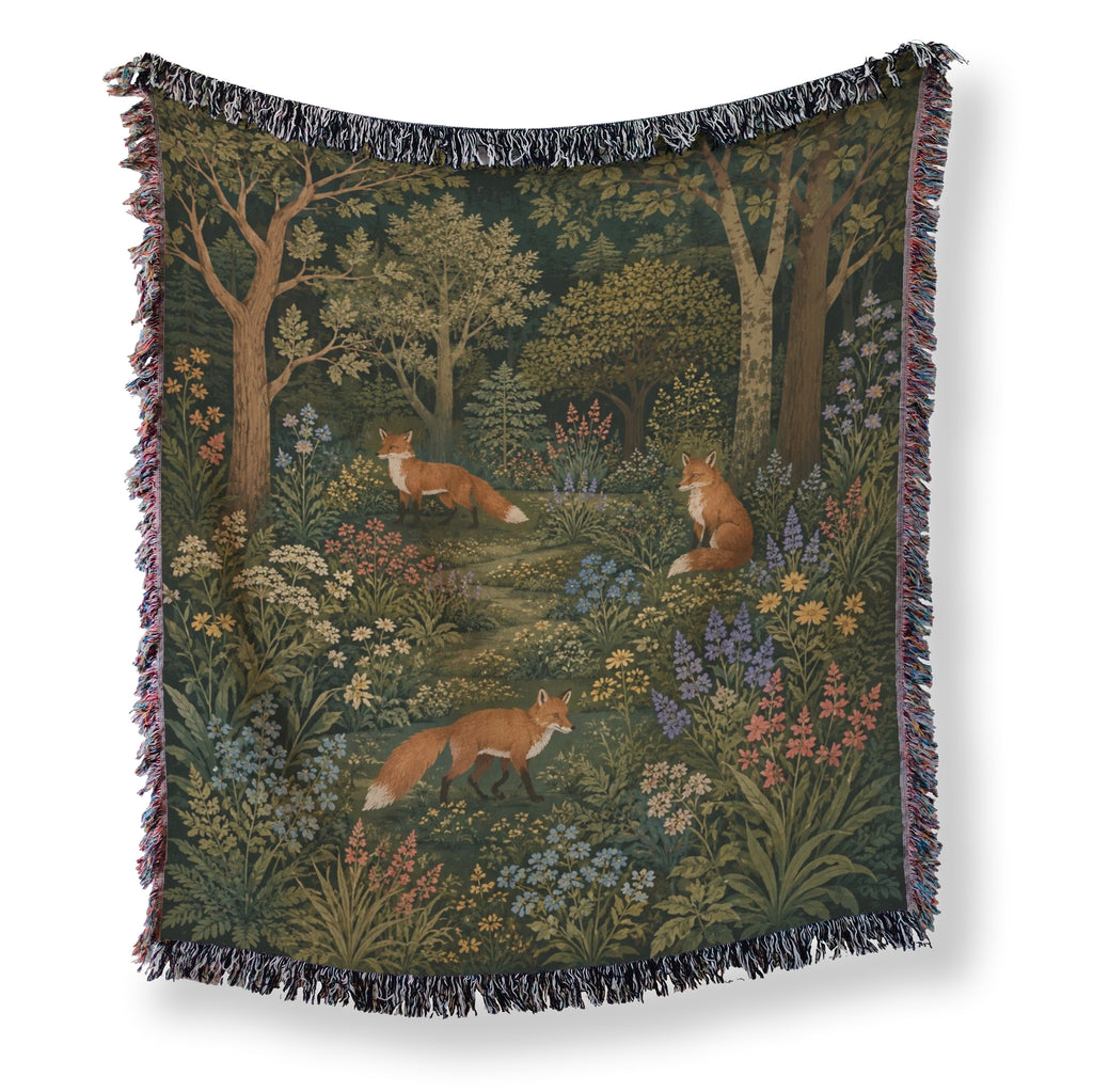 Foxes of the Hidden Grove Blanket