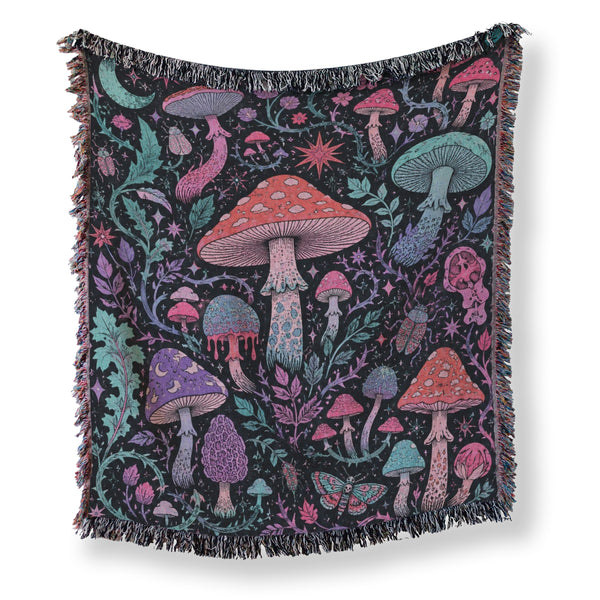 Electric Fairy Mushroom Blanket