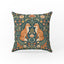 The Fox Garden – Ornate Woodland Floral Pillow