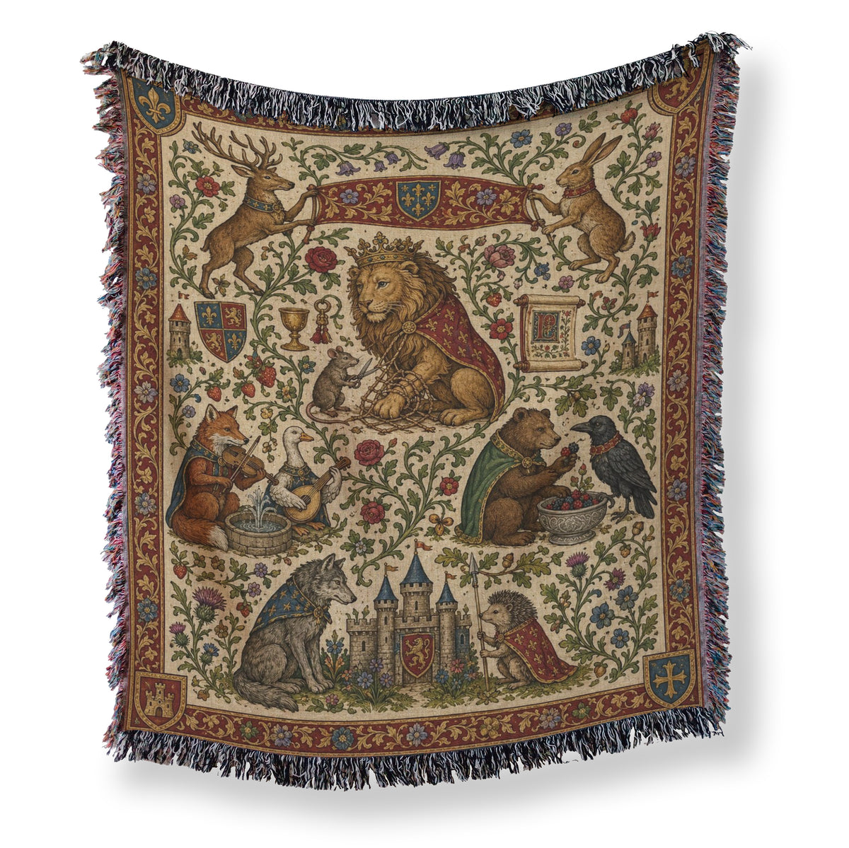 The Crowned Lion Court Blanket