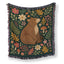 Woodland Bear & Mushroom Blanket
