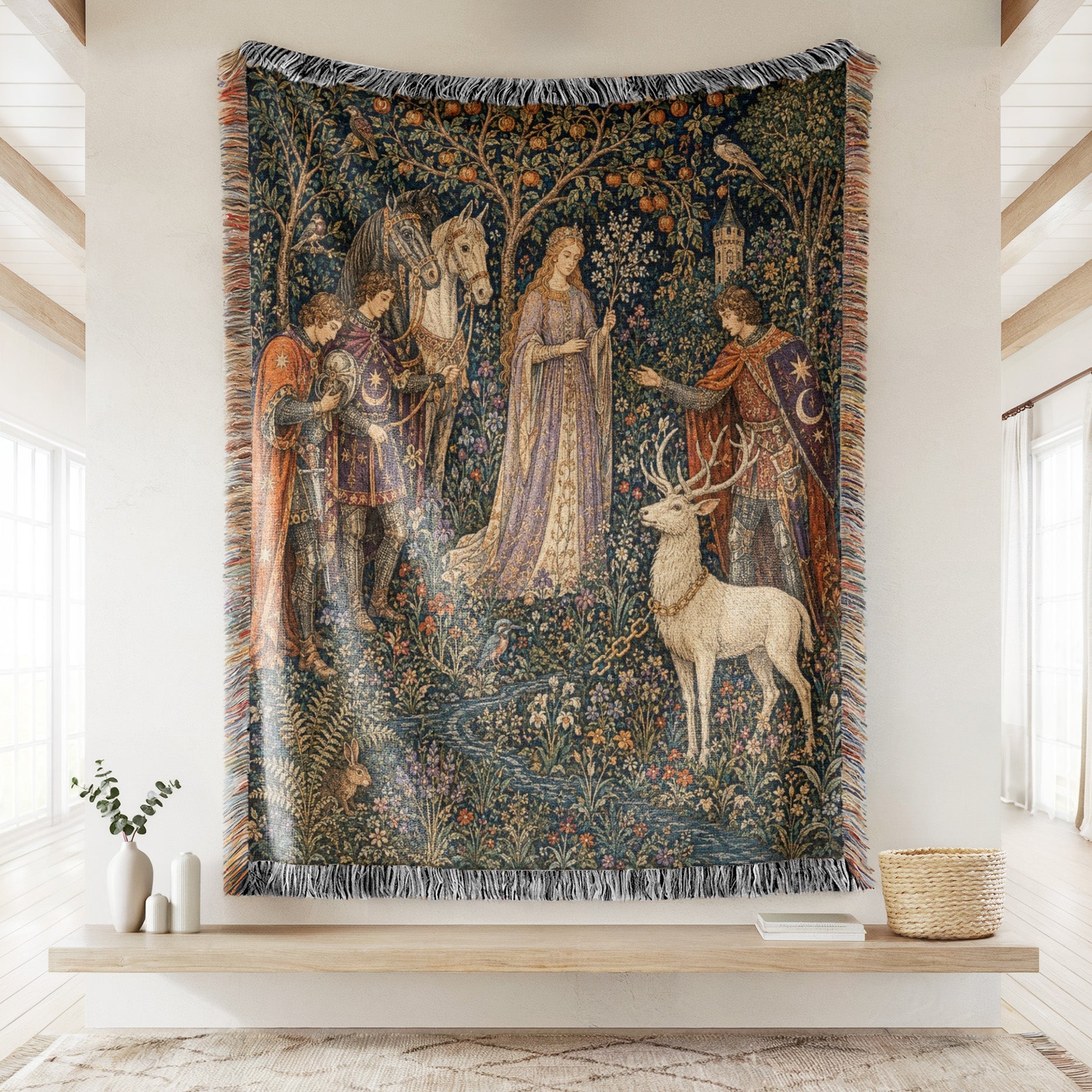 The White Stag Procession Blanket Secondary image