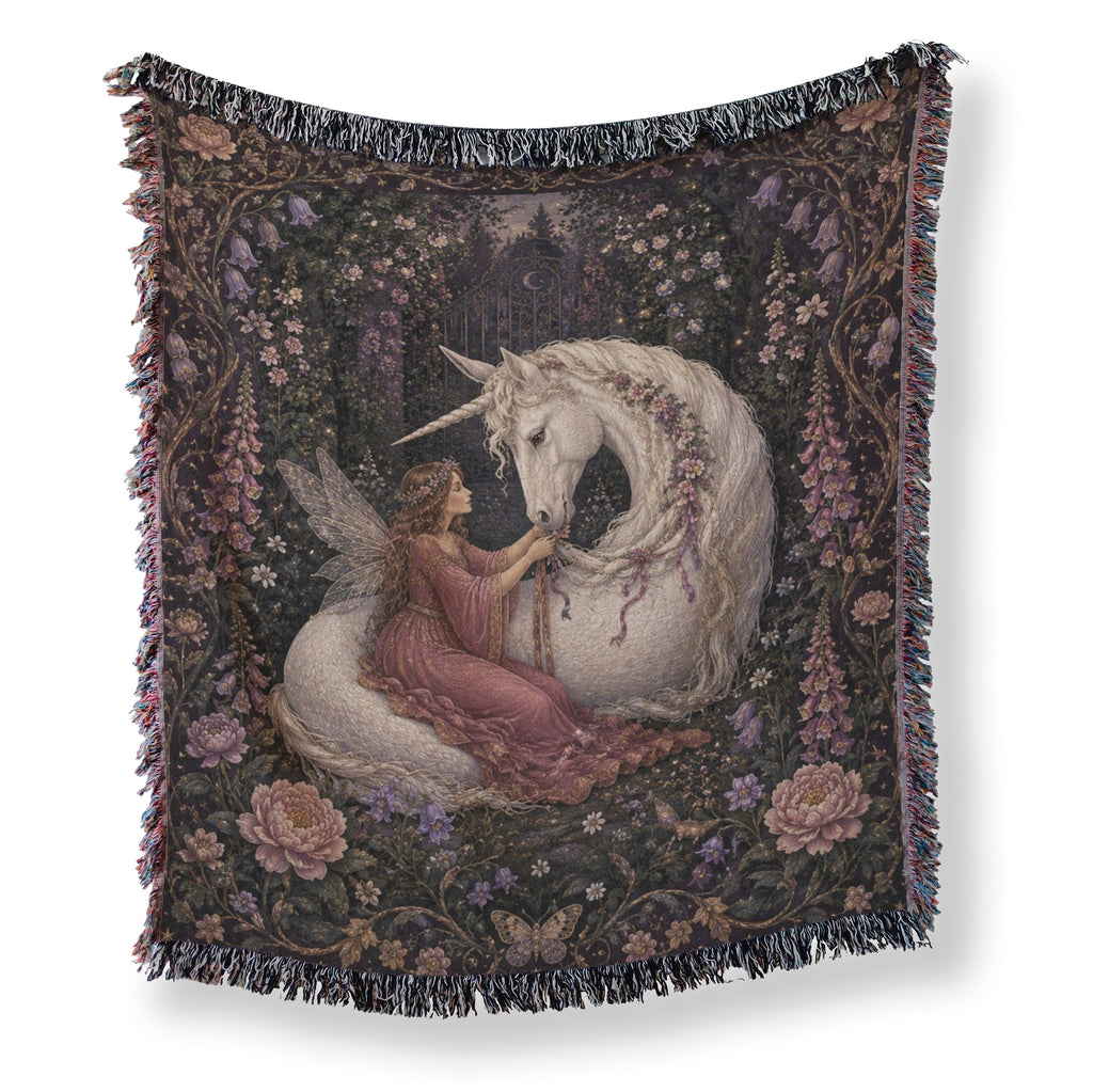 Fairy & Unicorn Garden Blanket