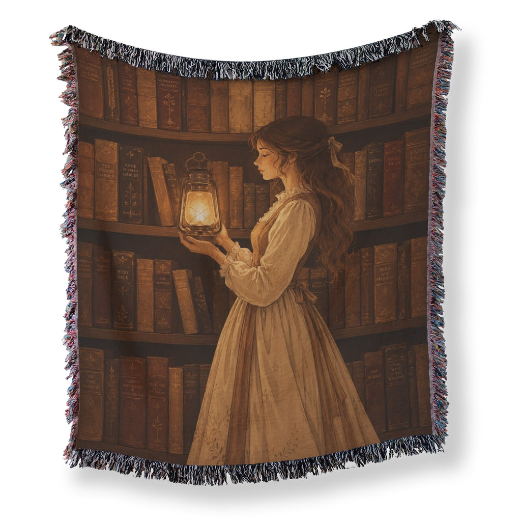 The Lantern Keeper's Library Blanket